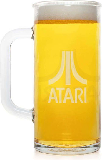 Official Atari Ποτήρι Νερού / Μπύρας Γυάλινο 600ml