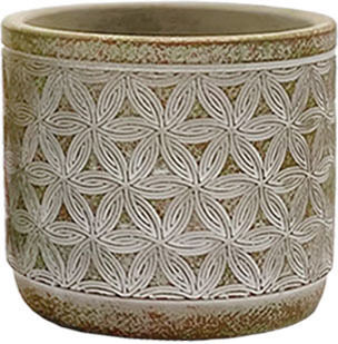 Marhome Übertopf Beton Bronze 11x11x10.5εκ.