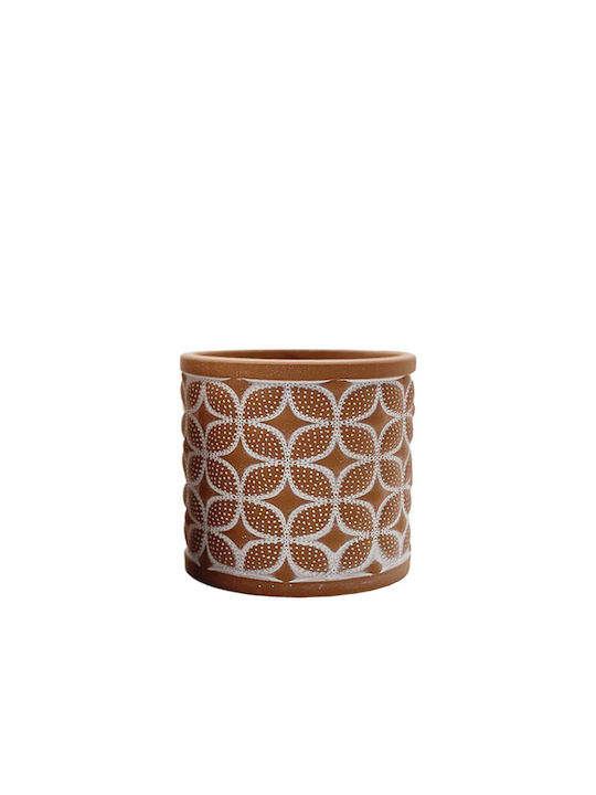Marhome Planter Concrete Red 13x13x12.5cm.
