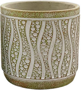 Marhome Übertopf Beton Bronze 11x11x10.5εκ.