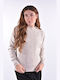 Women's Long Sleeve Sweater Beige