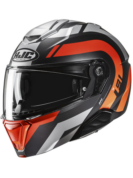 HJC i91 Arven MC6HSF Motorcycle Helmet Flip-Up ...