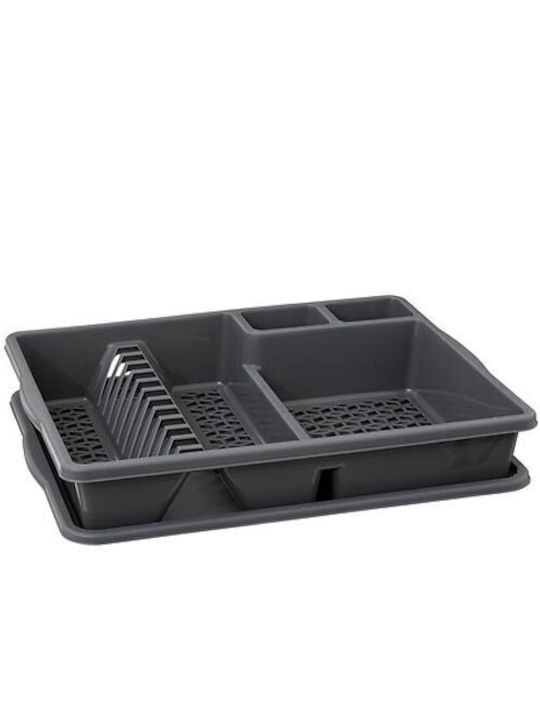 Geschirrabtropfer & Abtropfgitter Kunststoff Graues 47.5x38x9cm