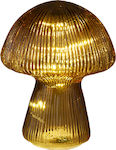 Zaros Weihnachtliche Glas Figur Pilz Gelb