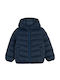 Kids' Quilted Jacket with Hood Blue