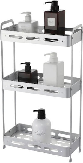Rafturi de baie Raft Baie Metal 33x15.5x62cm Rafturi de baie Raft Baie Metal 33x15.5x62cm