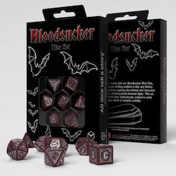 Q-workshop Bloodsucker Dice Set Scarlet