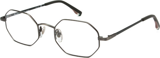 Faconnable Metal Eyeglass Frame Gray FR013 GU45