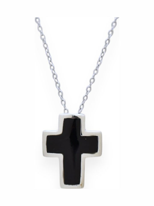 Goldjewels Men's Cross from Silver with Chain