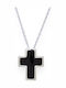 Goldjewels Men's Cross from Silver with Chain