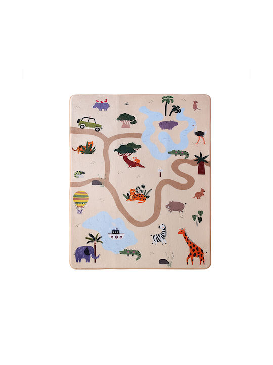 Hakuna Matte Kinder Teppich Beige 160x120cm Dicke 15mm