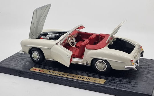 Maisto Mercedes-Benz Modellfigur Auto Weiß im Maßstab 1:18