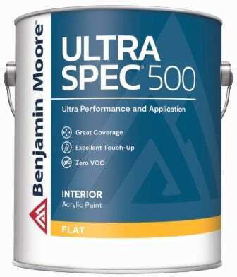 Benjamin Moore Ultra Spec Пластмасов Боя за Вътрешен Употреба T535 3.78лт