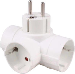 Aigostar T-Shaped Wall Plug with Surge Protection 3 Positions