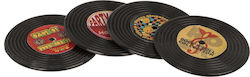 Retro Vinyl Μαγνητάκια Ψυγείου 4τμχ