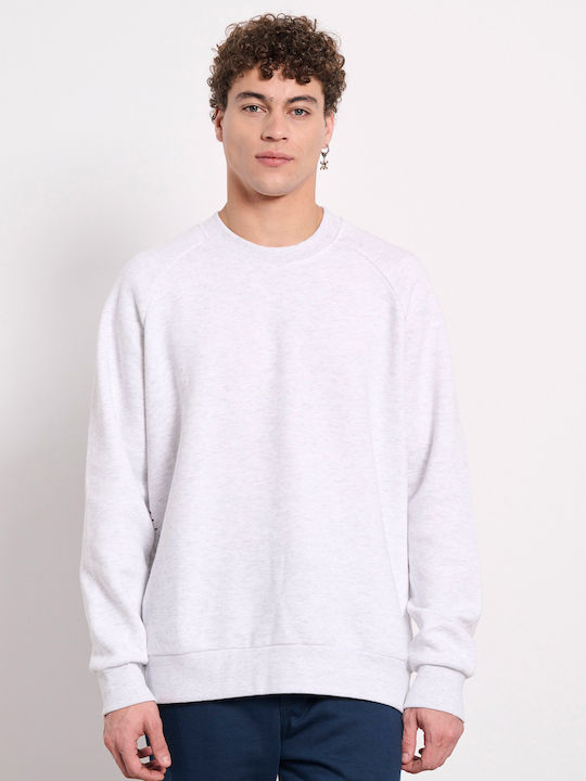 Long Sleeve Athletic Blouse Grey Melange