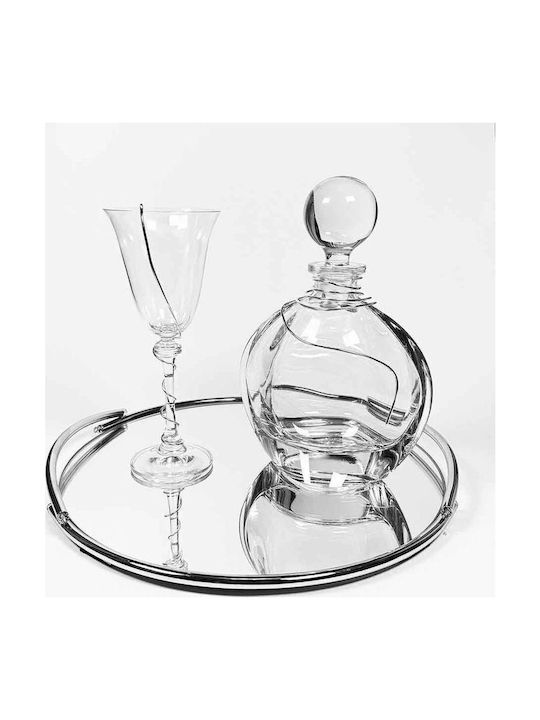 Best Man Set made of Silver with Mirror Silver 3pcs
