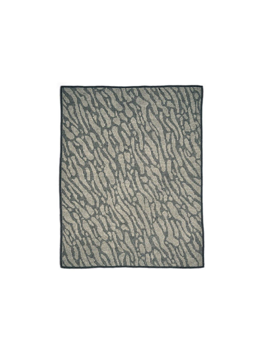Mamas & Papas Blanket Nursery Swaddling Blankets Knitted Gray 70x90cm