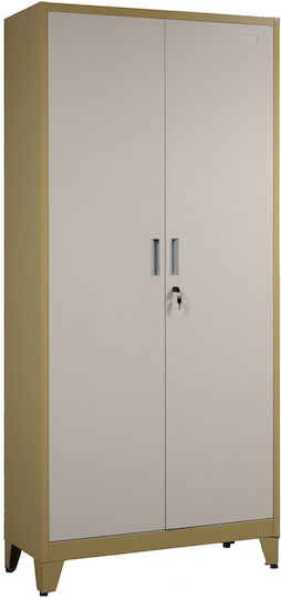 Dulap cu Două Uși ES-01B Metal 90x40x195cm 0400071