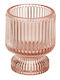 Glass Candle Holder 2 1 6 X 8 Cm Orange