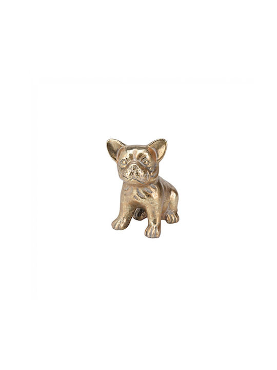 Câine Decorativ din Ceramică Auriu 16cm X 9.5cm X 18cm