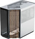 APNX V1 Midi Tower Computer Case Wood Black/White