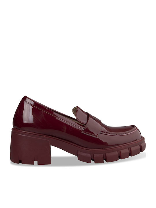 Γυναικεία Loafers σε Κόκκινο Χρώμα
