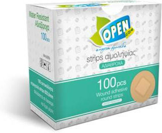 Open Care Αυτοκόλλητα Επιθέματα 2.2x2.2cm 100τμχ