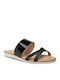 Flache Sandalen für Damen in Schwarz Farbe