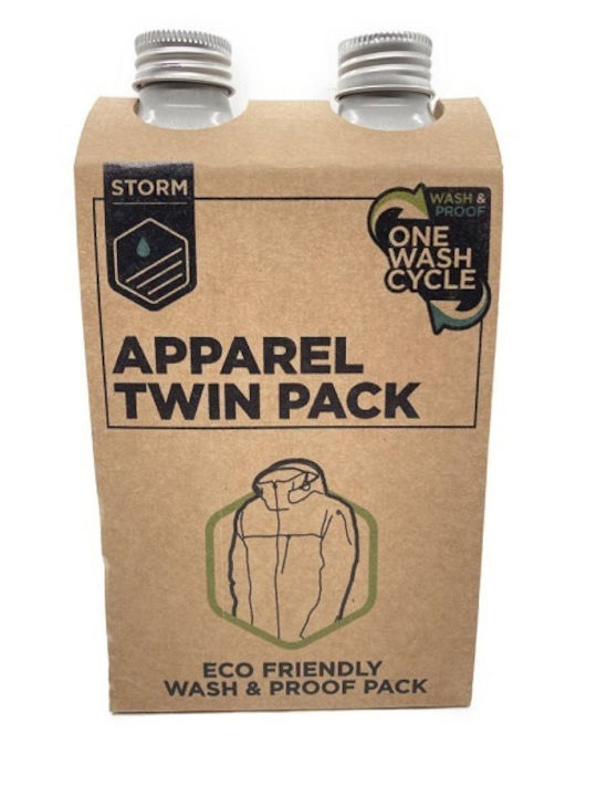 Storm Care Eco Apparel Twin Pack 225ml Σετ Πλυσίματος-αδιαβροχοποίησης Τεχνικών Ρούχων S51302