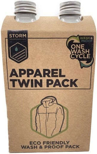 Storm Care Eco Apparel Twin Pack 225ml Σετ Πλυσίματος-αδιαβροχοποίησης Τεχνικών Ρούχων S51302