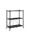 Black Bookcase 125x71x35cm