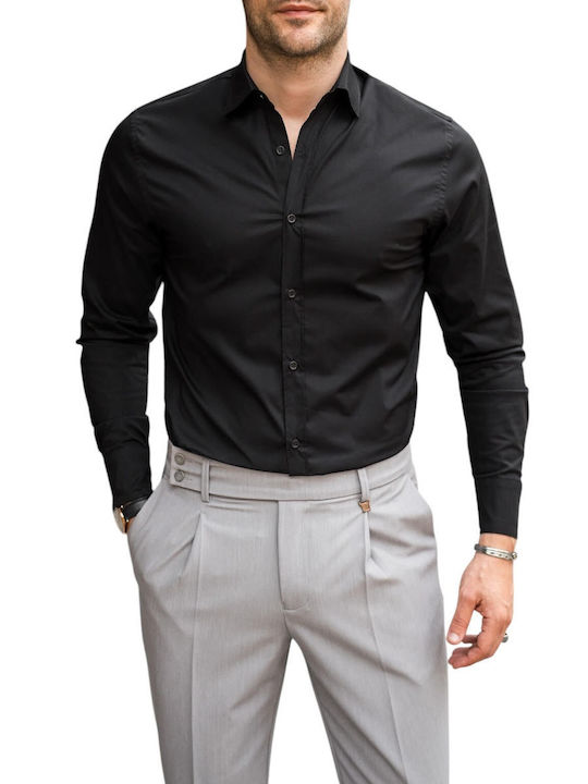 Vittorio Artist Langärmlig Hemd Black