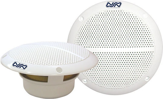 Nuova Rade Set Marine-Lautsprecher Wasserdicht mit 100W RMS Weiß