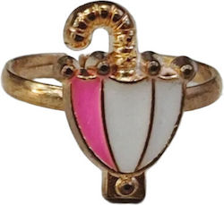 Kinder-Ring Pinker Regenschirm 9300036