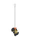 Hanging Ornament Dog Polyresin Black 8cm