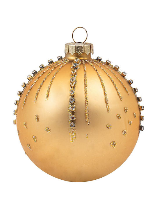 Ornament suspendat Glob De sticlă Auriu 8buc Set 6buc