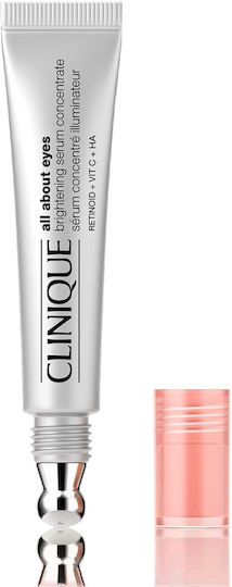 Clinique All About Eyes Moisturizing Serum Eyes with Vitamin C & Hyaluronic Acid for Dark Circles & Radiance 10ml