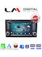 LM Digital Ηχοσύστημα Αυτοκινήτου για Seat Exeo Audi A4 2001 (Bluetooth/USB/WiFi/GPS/Apple-Carplay/Android-Auto)