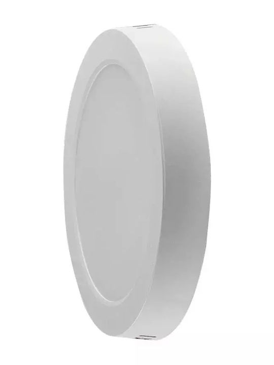 V-TAC Στρογγυλό LED Panel 6W με Ψυχρό Λευκό Φως 6400K