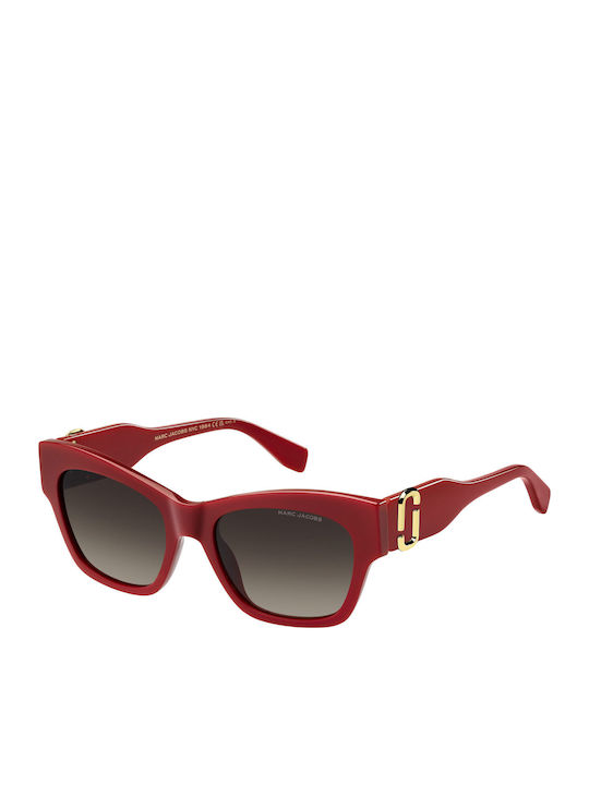 Marc Jacobs Damen Sonnenbrille mit Rot Kunststo...