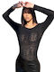 Bodysuit with Lace Black