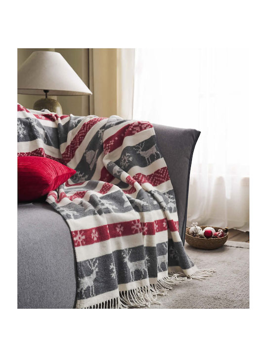 Christmas Sofa Blanket Fianna 116 Gofis Home Cotton Polyester 130x170