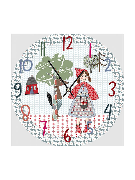 Colourbox Kids Kinder Wanduhr Hölzernes 31εκ.