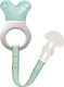 Mam Ribbon Pacifier Mini Cooler & Clip made of Silicone Turquoise