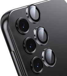Lens Kameraschutz Gehärtetes Glas Black für das Samsung Galaxy A54