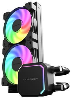 LC-Power Jet Flow Υδρόψυξη AIO CPU με 2 Ανεμιστήρες 120mm και ARGB Φωτισμό