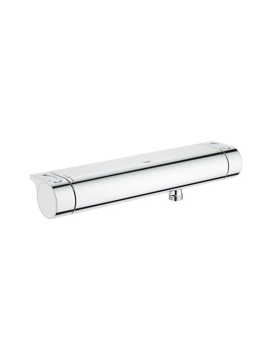 Grohe Grohtherm 2000 Αναμεικτική Μπαταρία Μπανιέρας Ασημί
