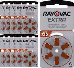 Rayovac Extra Advanced Батерии за слухови апарати 312 1.45V Rayovac Extra Advanced Батерии за слухови апарати 312 1.45V