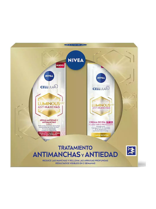 Nivea Luminous 630 Skin Care Set for Αnti-ageing 2pcs